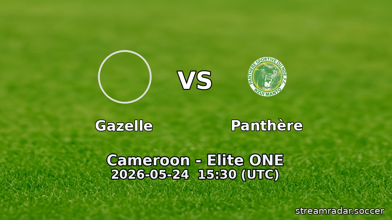 Gazelle vs Panthère