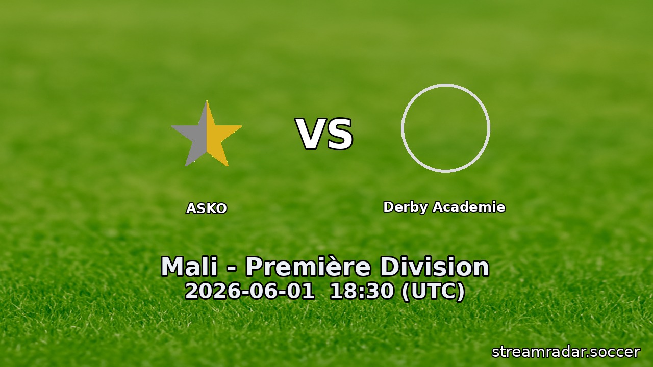 ASKO vs Derby Academie