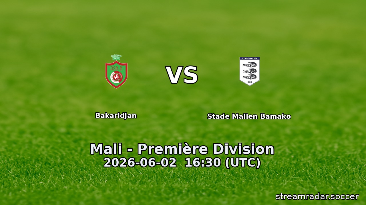 Bakaridjan vs Stade Malien Bamako