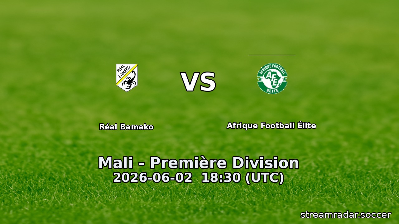 Réal Bamako vs Afrique Football Élite