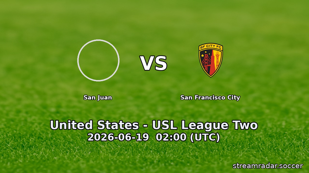 San Juan vs San Francisco City