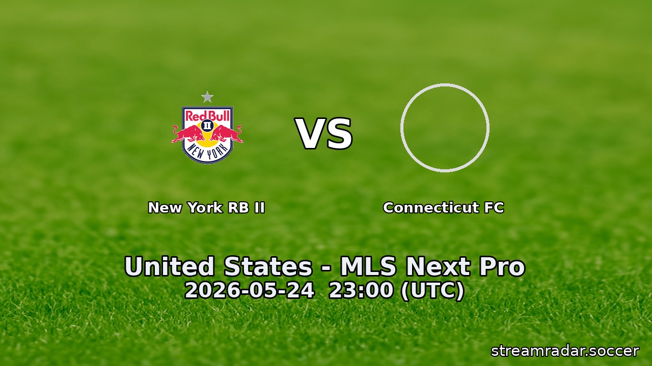 New York RB II vs Connecticut FC