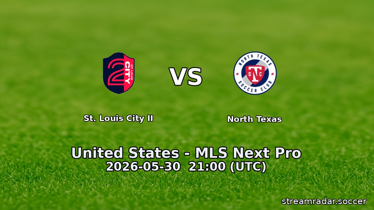 St. Louis City II vs North Texas