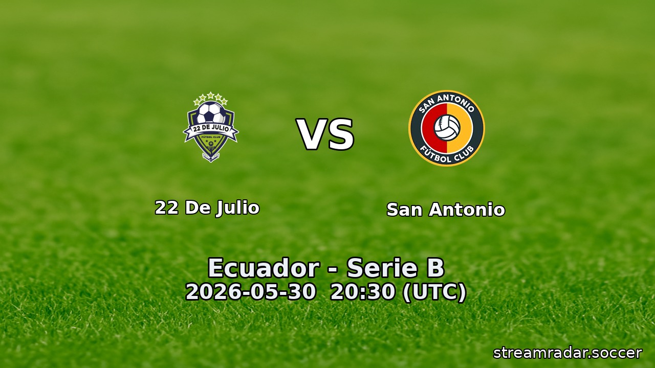 22 De Julio vs San Antonio