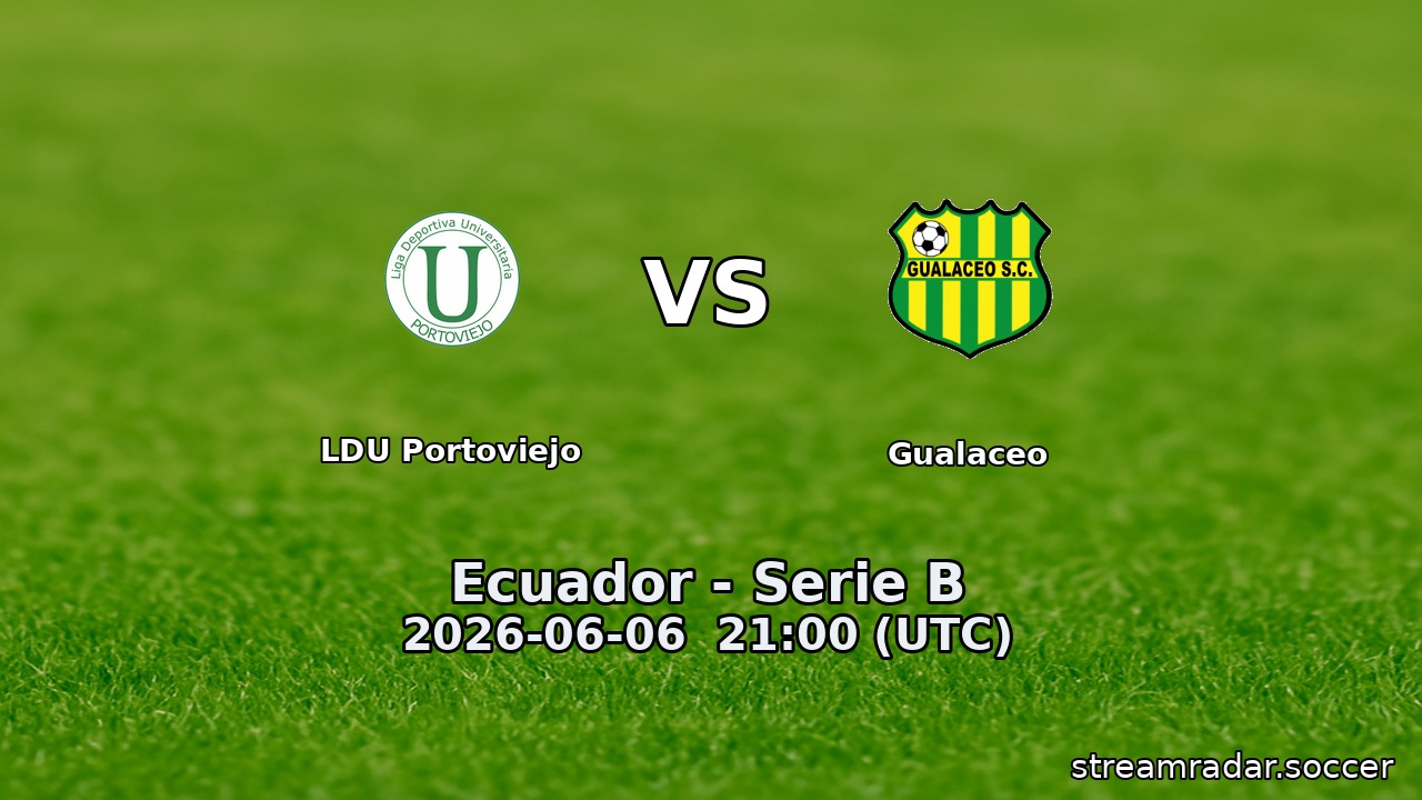LDU Portoviejo vs Gualaceo