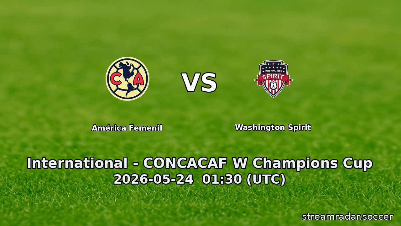 América Femenil vs Washington Spirit