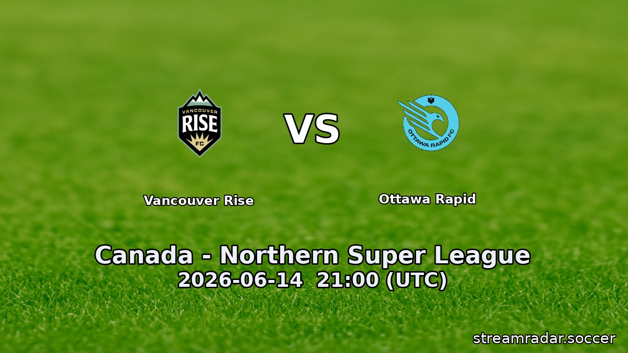 Vancouver Rise vs Ottawa Rapid
