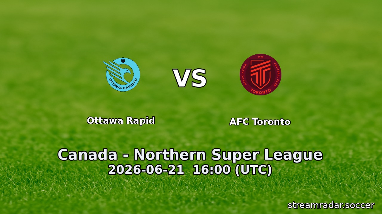 Ottawa Rapid vs AFC Toronto