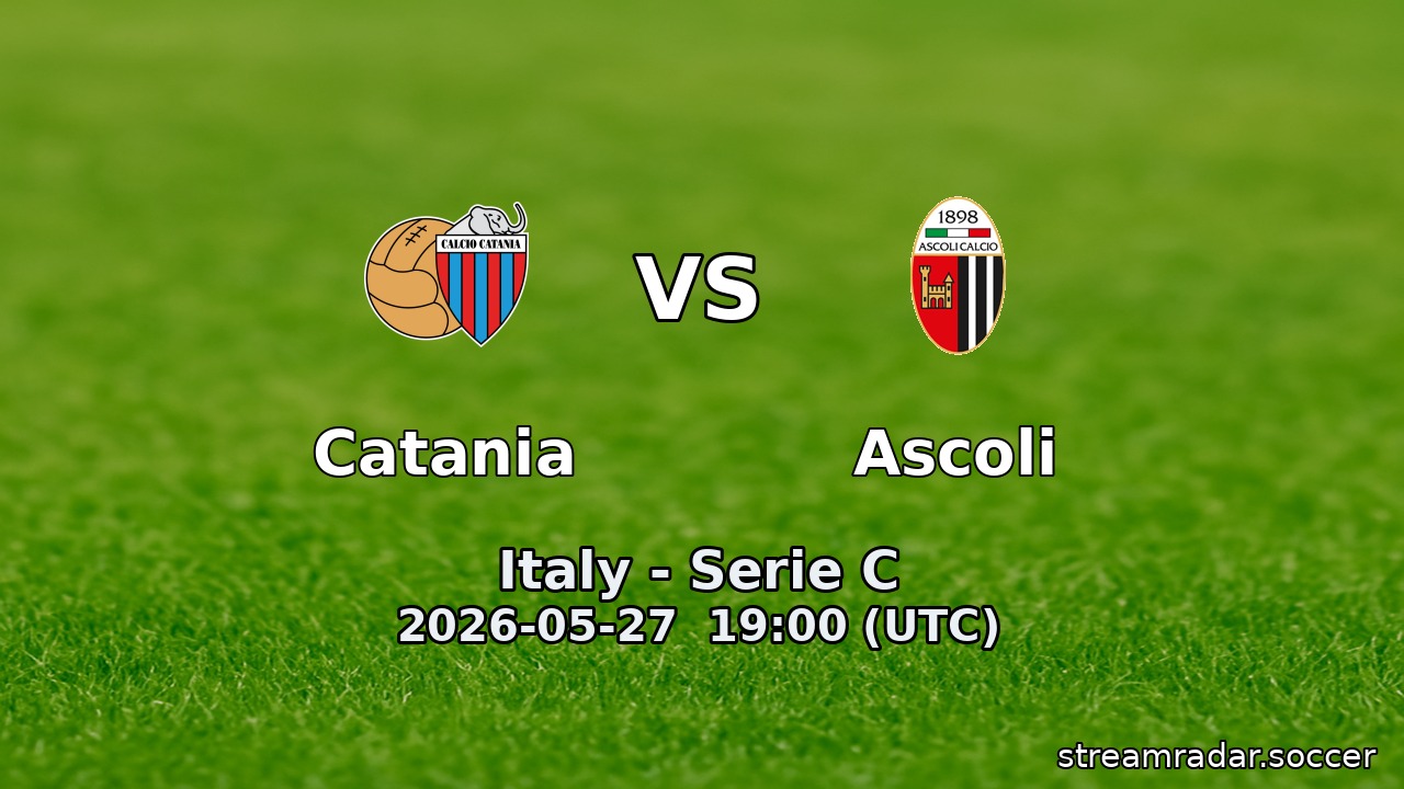 Catania vs Ascoli
