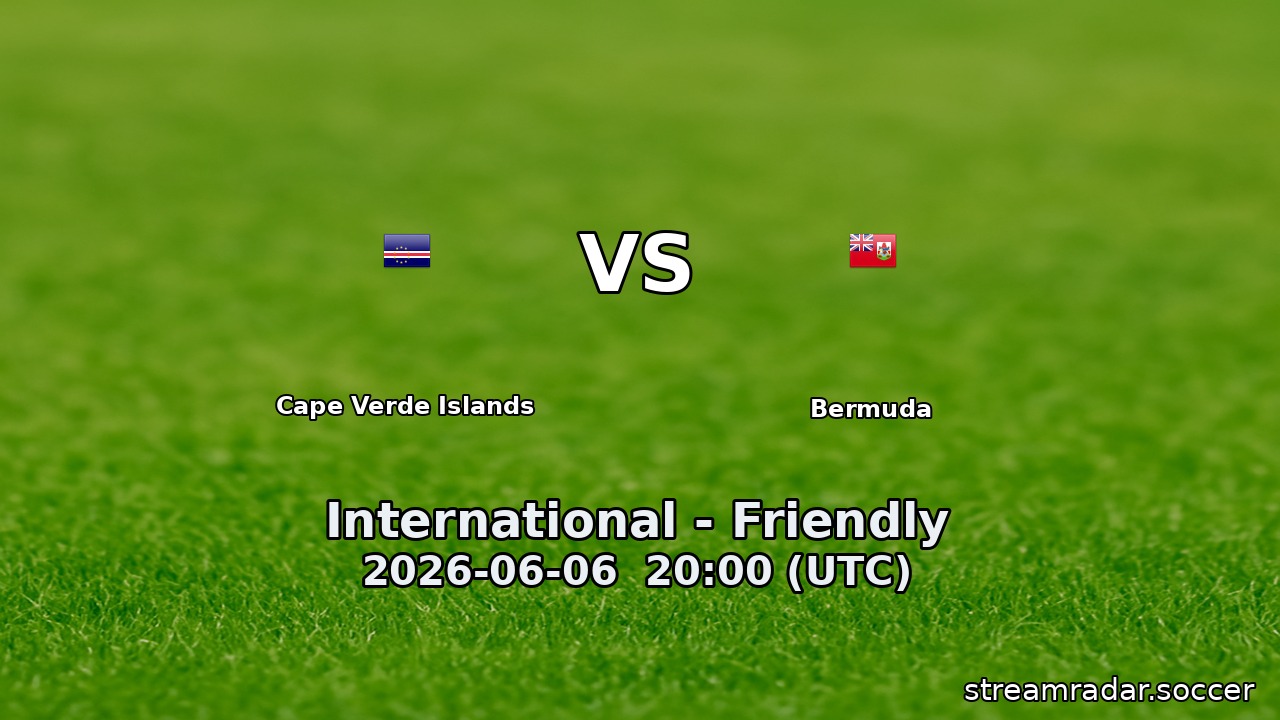 Cape Verde Islands vs Bermuda