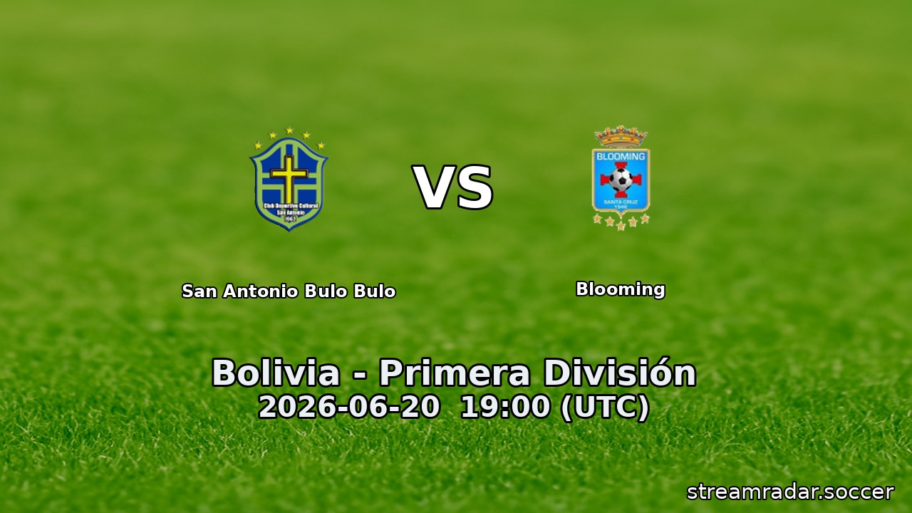 San Antonio Bulo Bulo vs Blooming