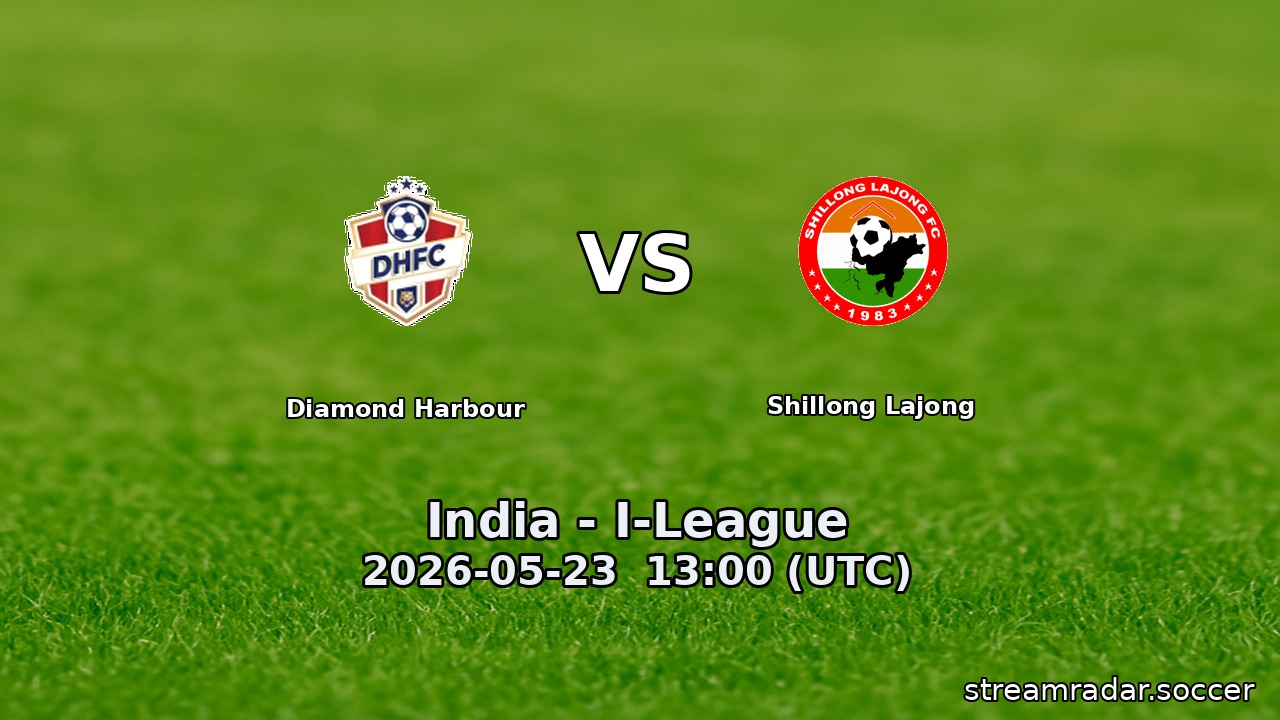 Diamond Harbour vs Shillong Lajong