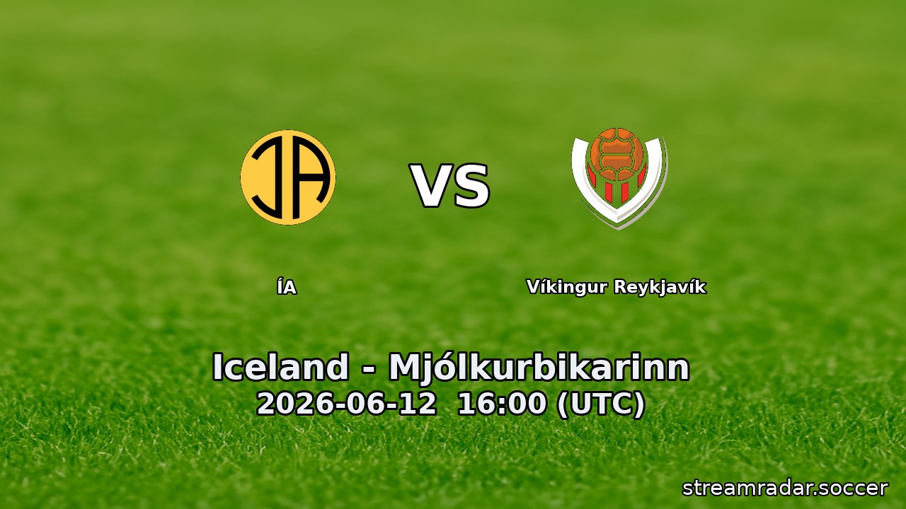 ÍA vs Víkingur Reykjavík