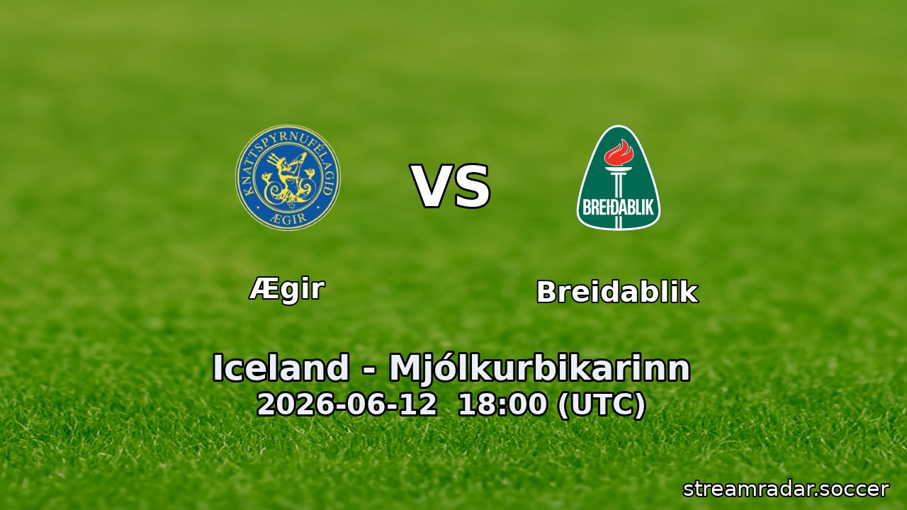 Ægir vs Breidablik