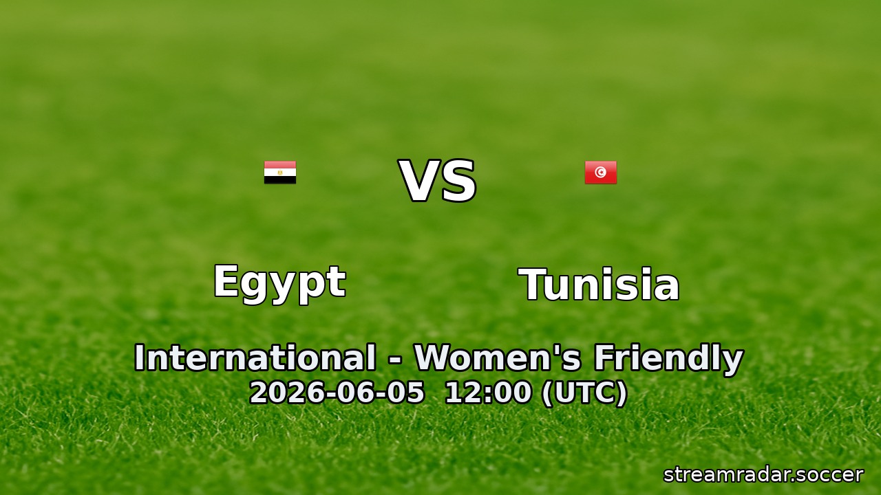 Egypt vs Tunisia