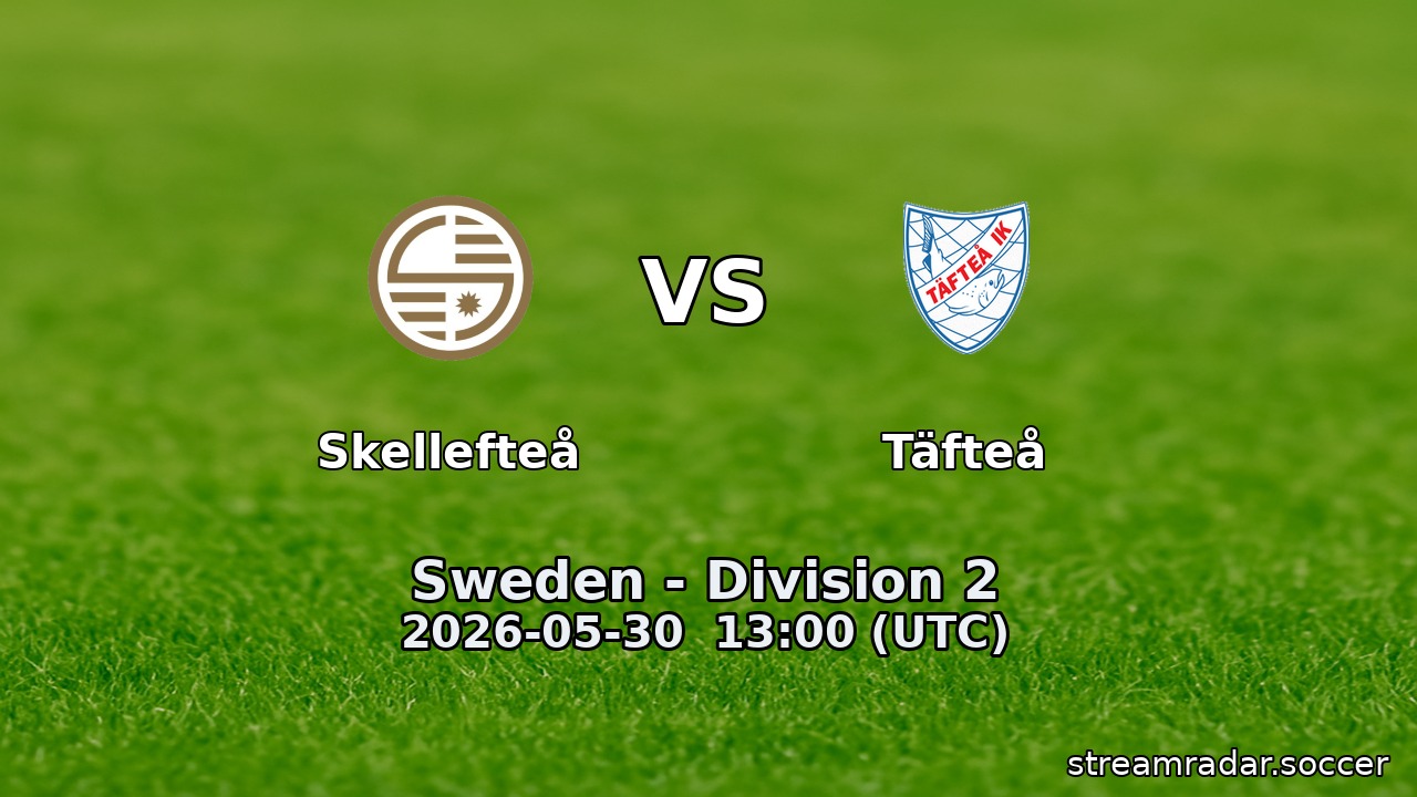 Skellefteå vs Täfteå