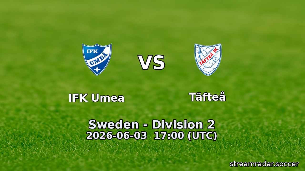 IFK Umea vs Täfteå