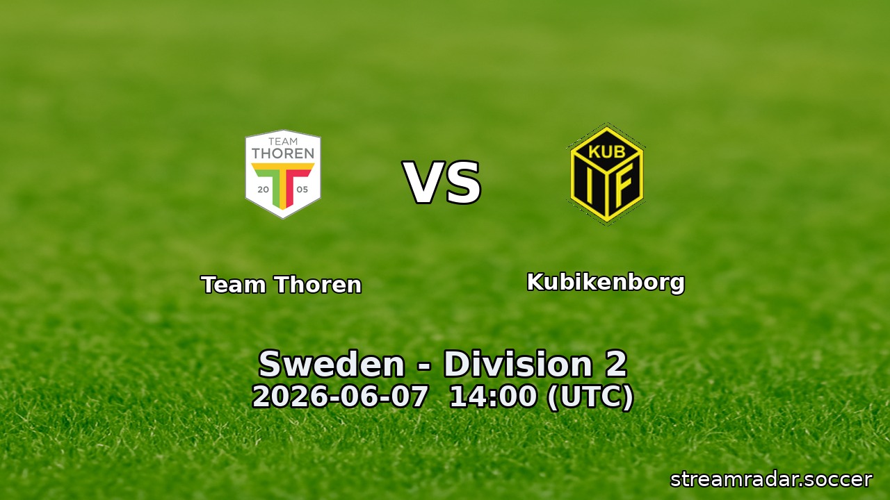 Team Thoren vs Kubikenborg