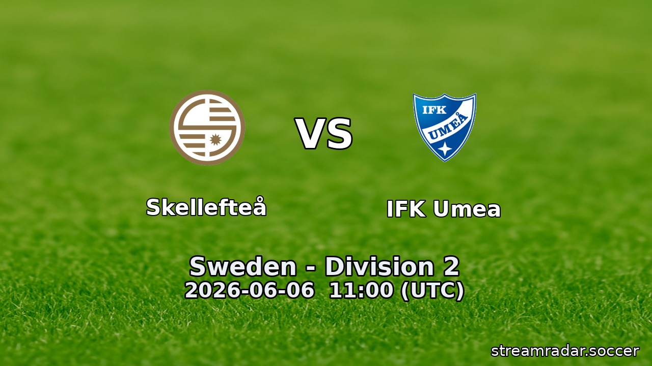 Skellefteå vs IFK Umea