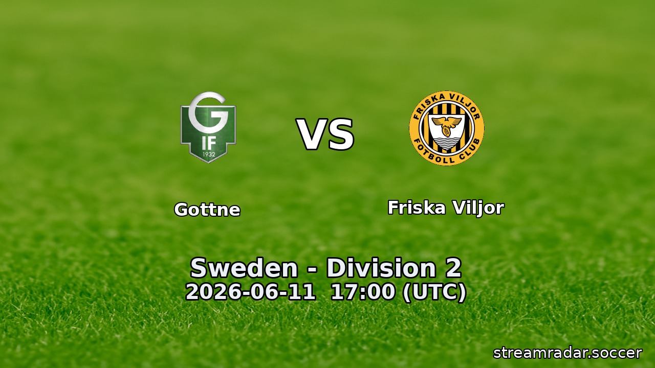 Gottne vs Friska Viljor