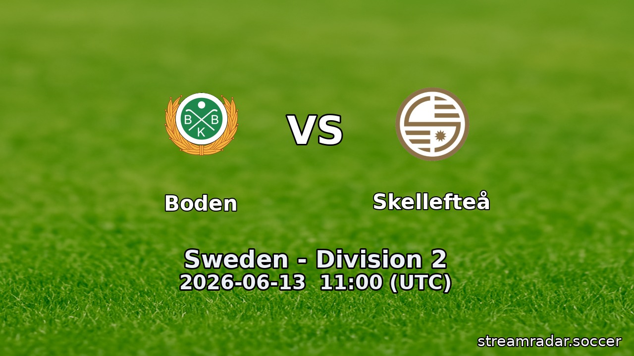 Boden vs Skellefteå
