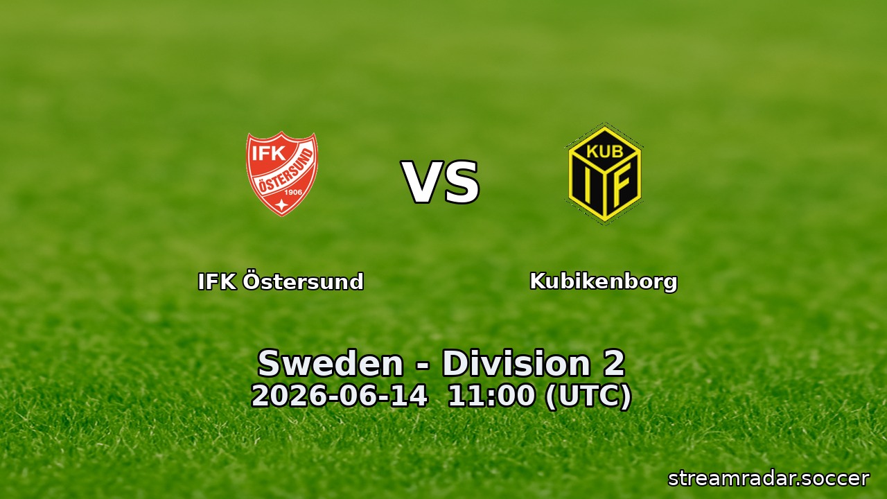 IFK Östersund vs Kubikenborg