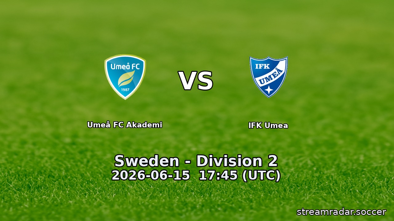 Umeå FC Akademi vs IFK Umea