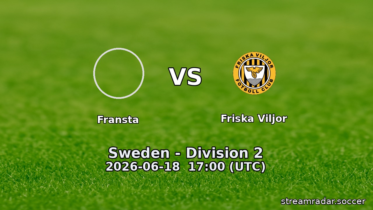 Fransta vs Friska Viljor