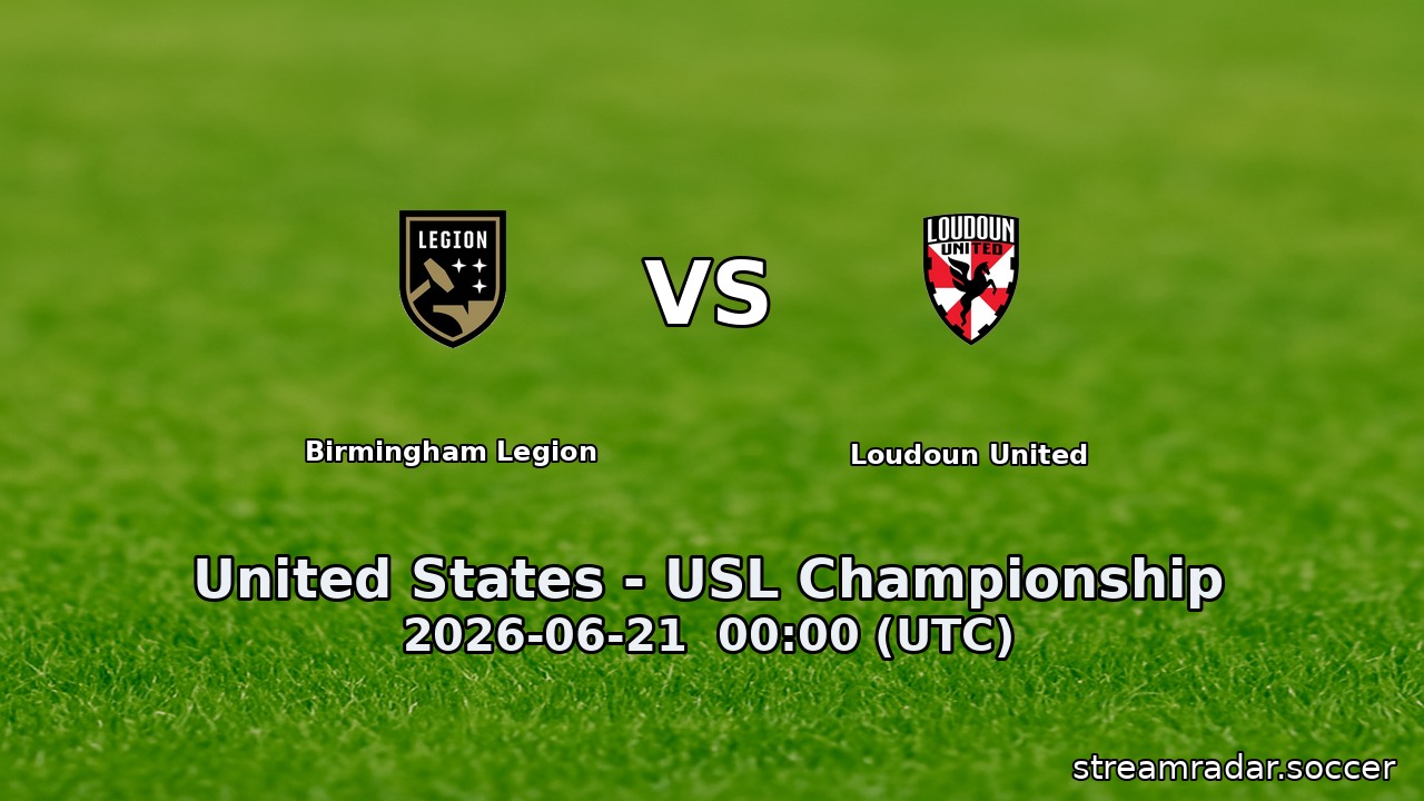 Birmingham Legion vs Loudoun United