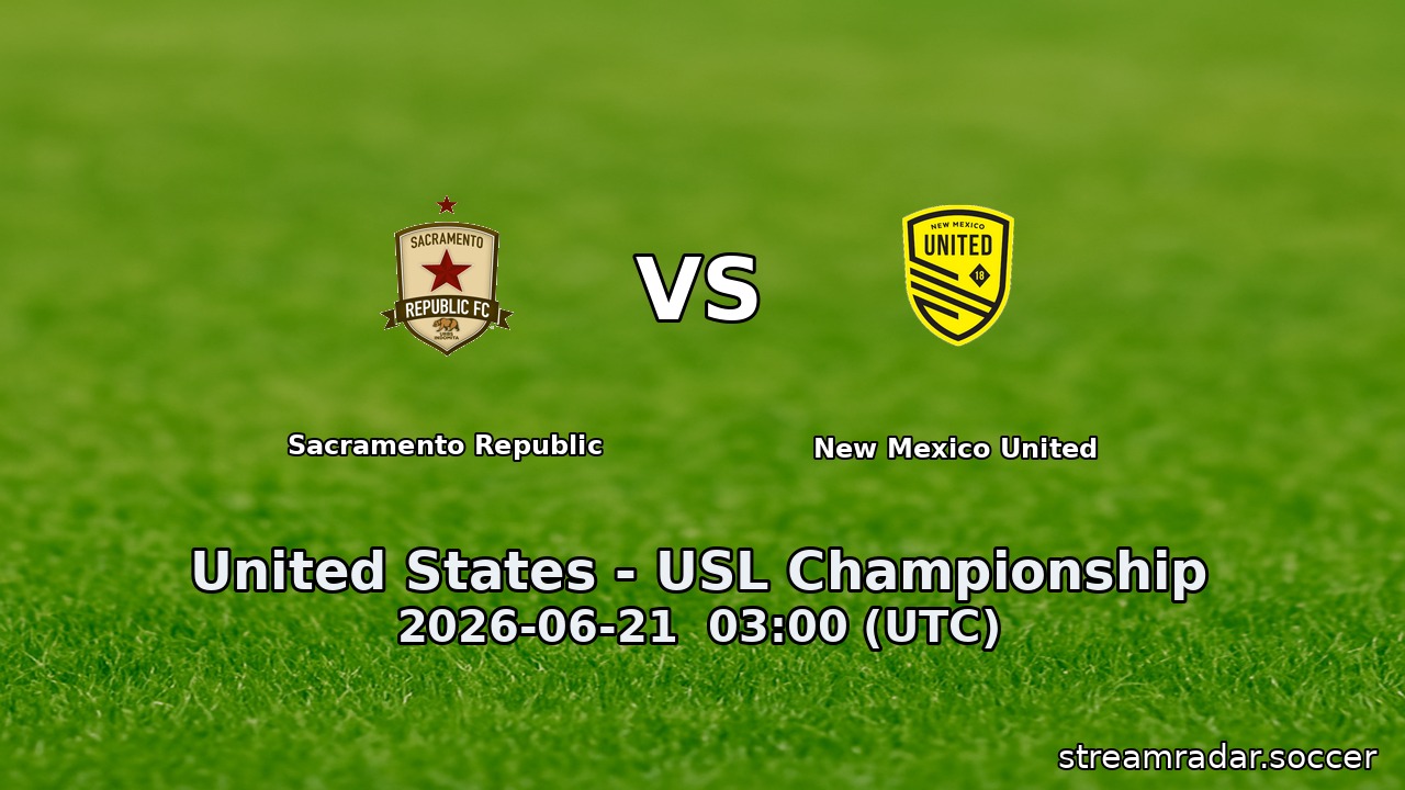 Sacramento Republic vs New Mexico United