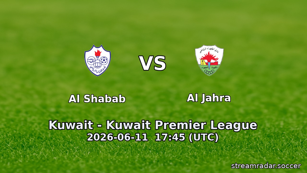 Al Shabab vs Al Jahra