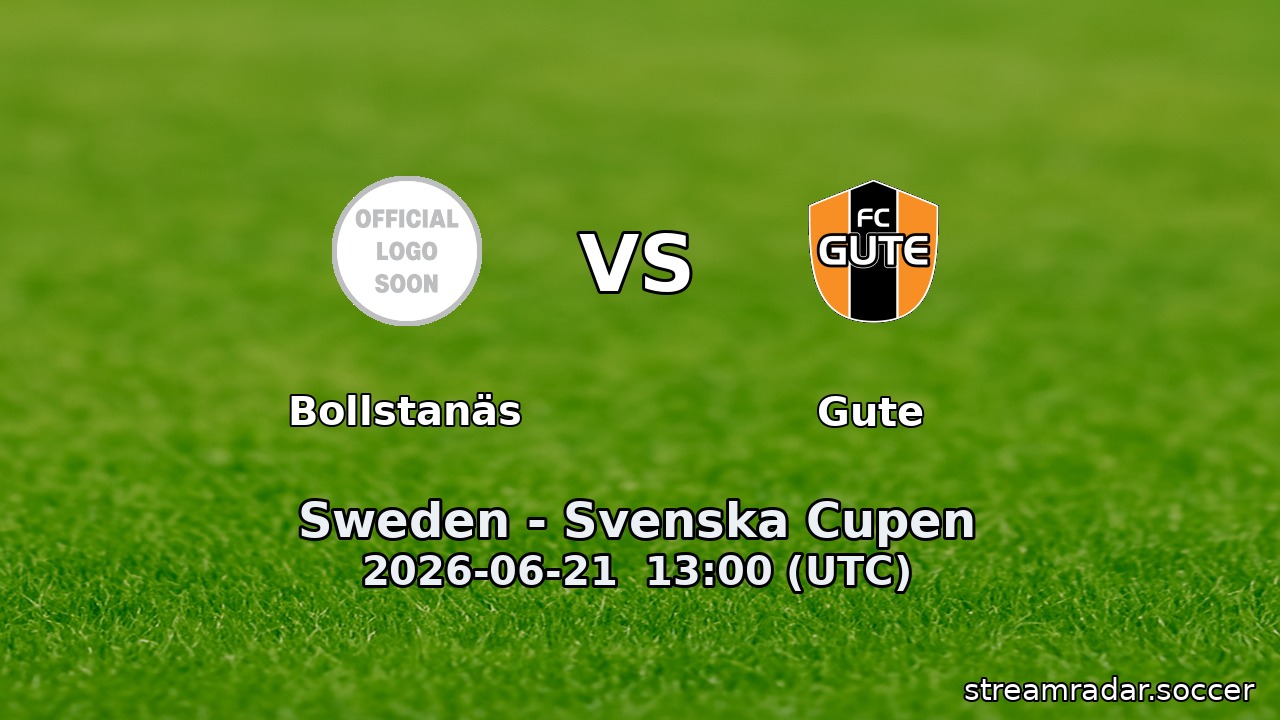 Bollstanäs vs Gute