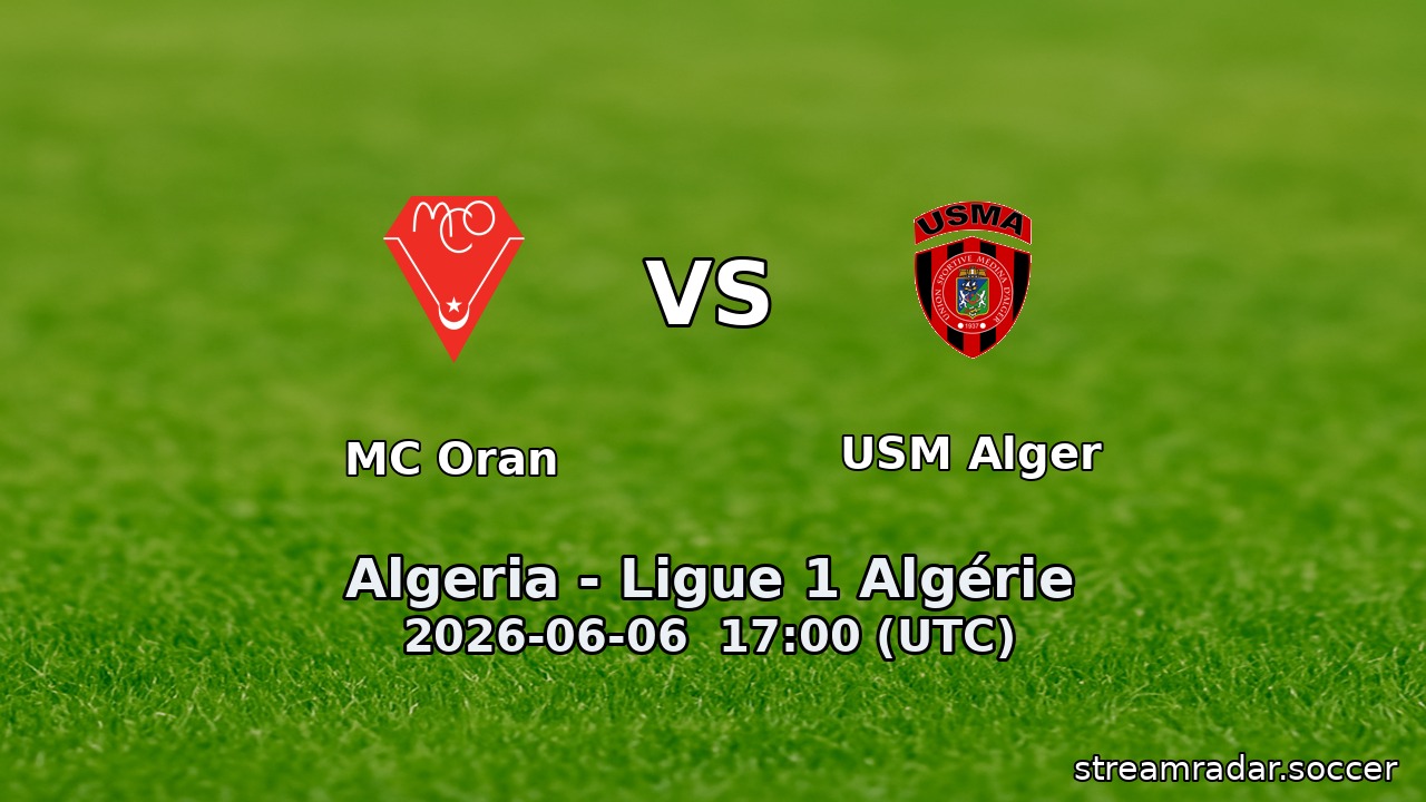 MC Oran vs USM Alger