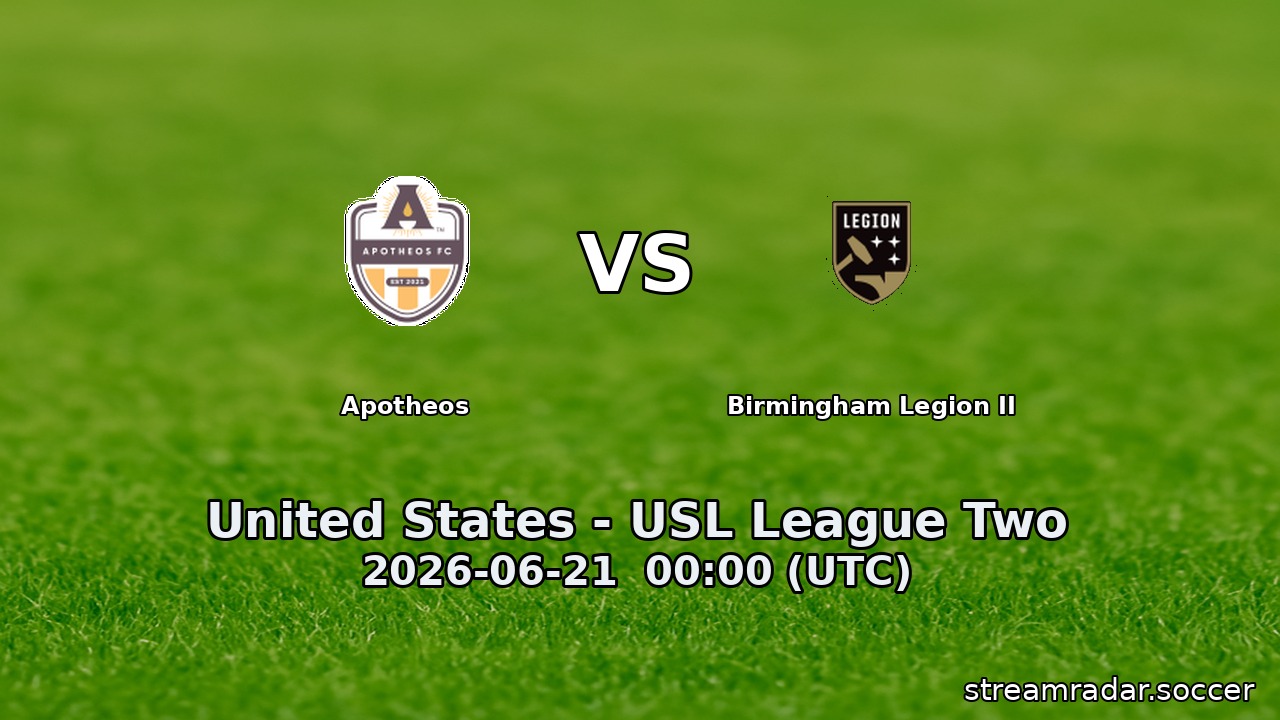 Apotheos vs Birmingham Legion II