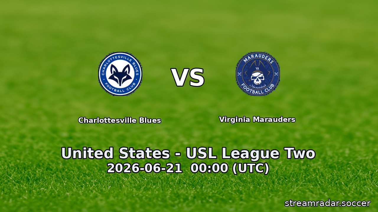 Charlottesville Blues vs Virginia Marauders