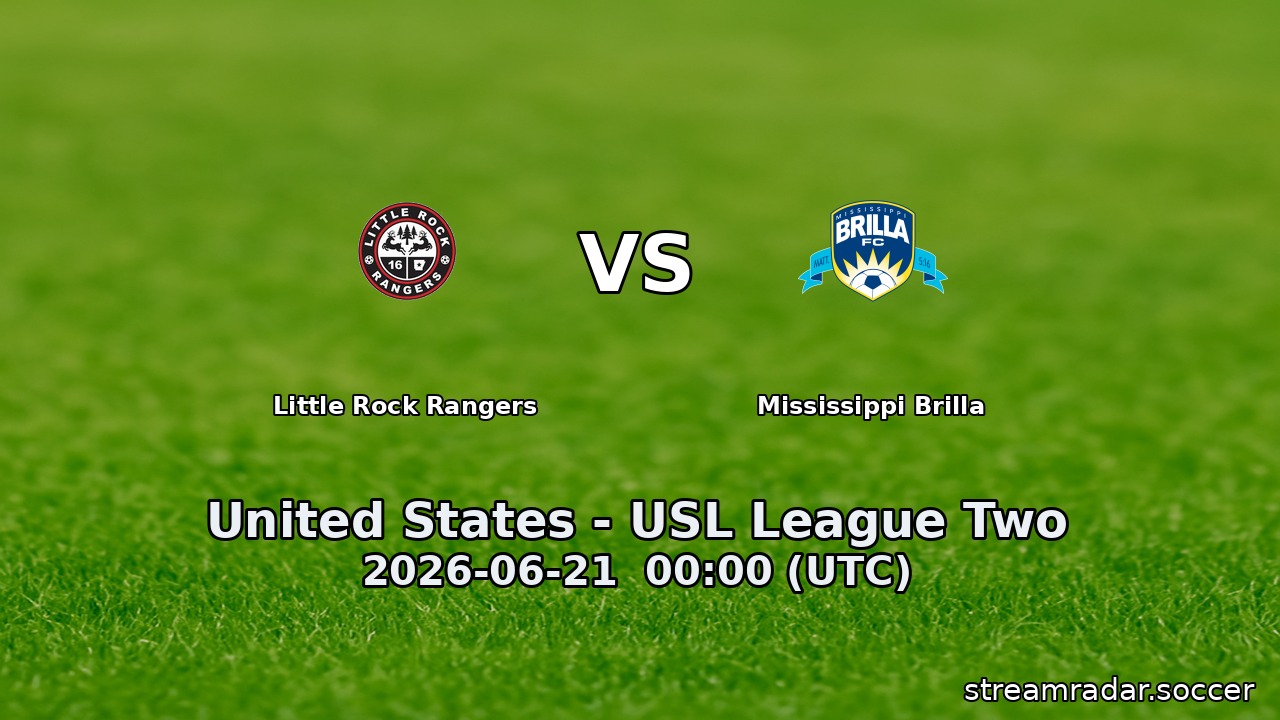 Little Rock Rangers vs Mississippi Brilla