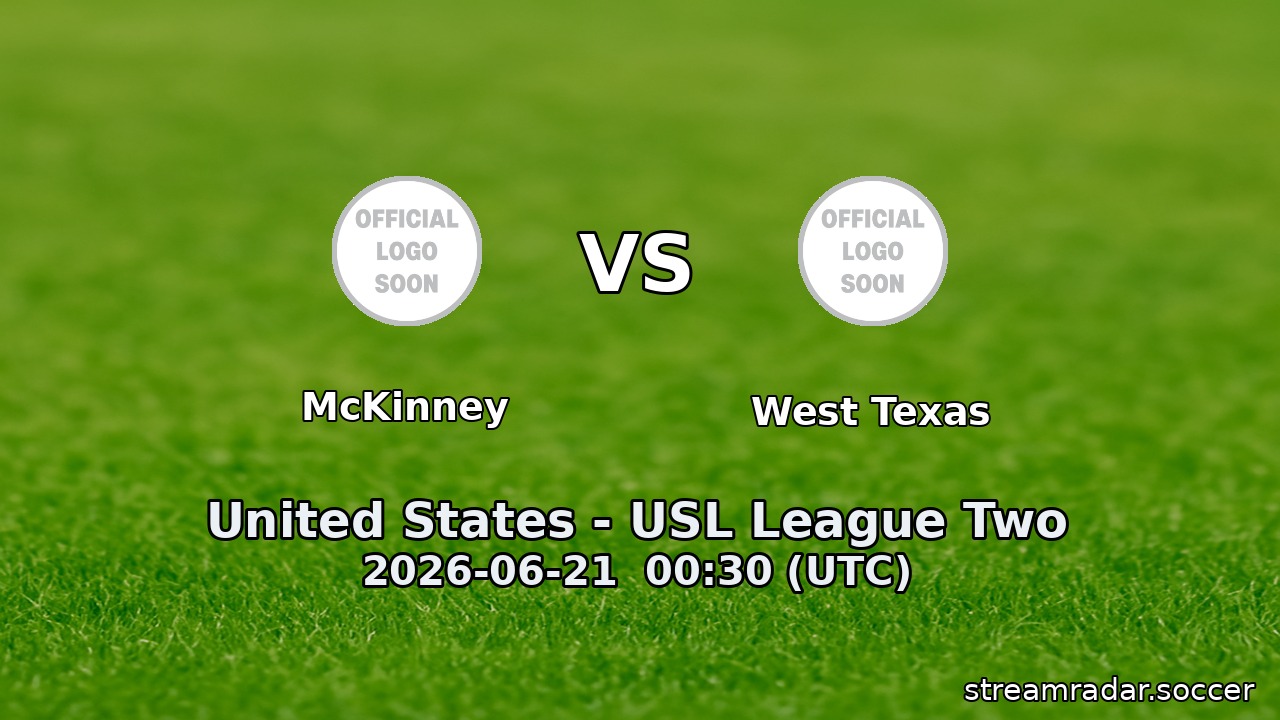 McKinney vs West Texas