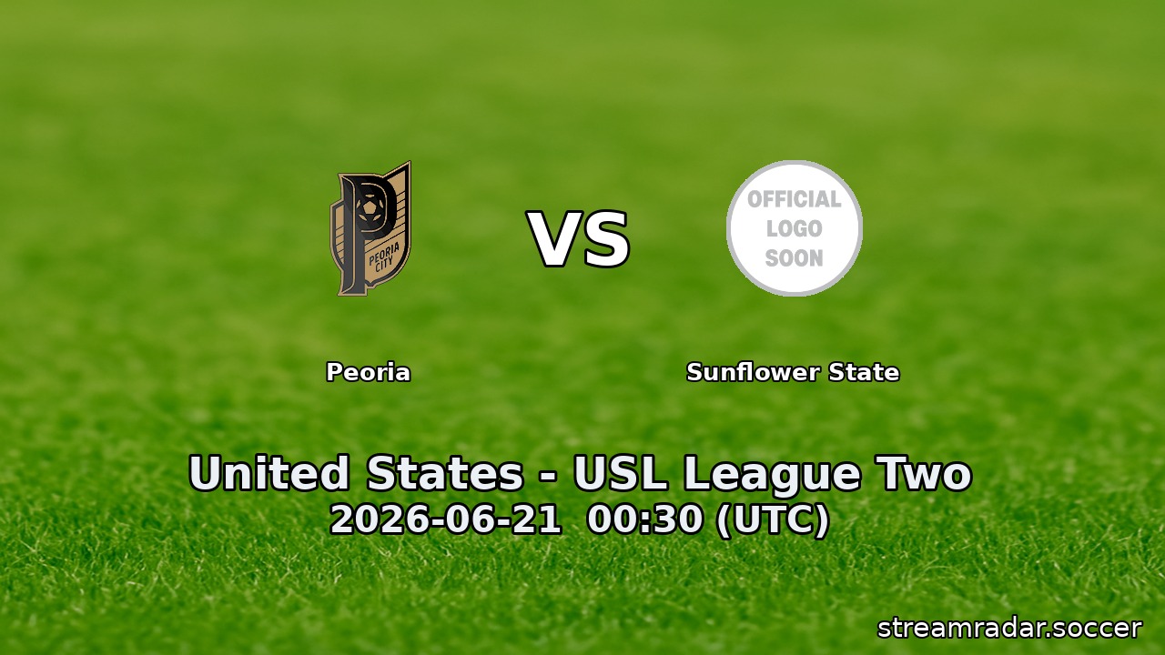 Peoria vs Sunflower State