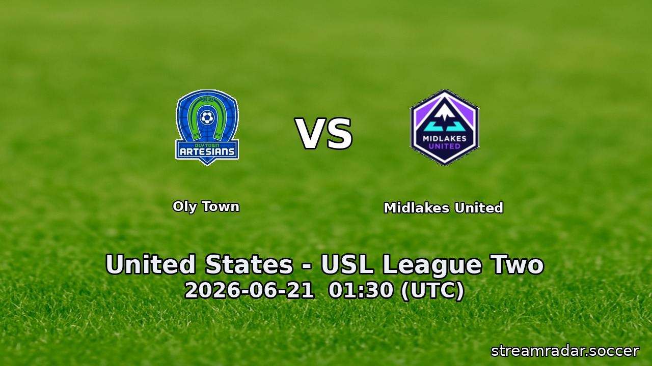 Oly Town vs Midlakes United
