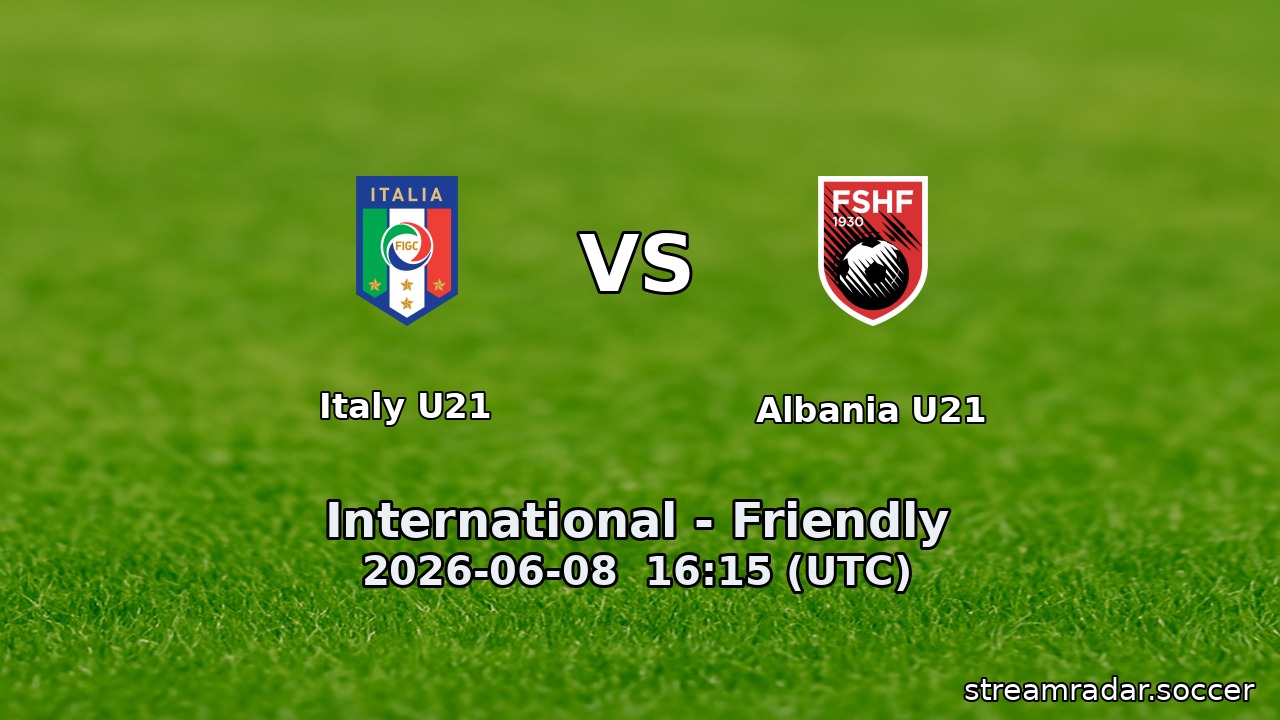 Italy U21 vs Albania U21