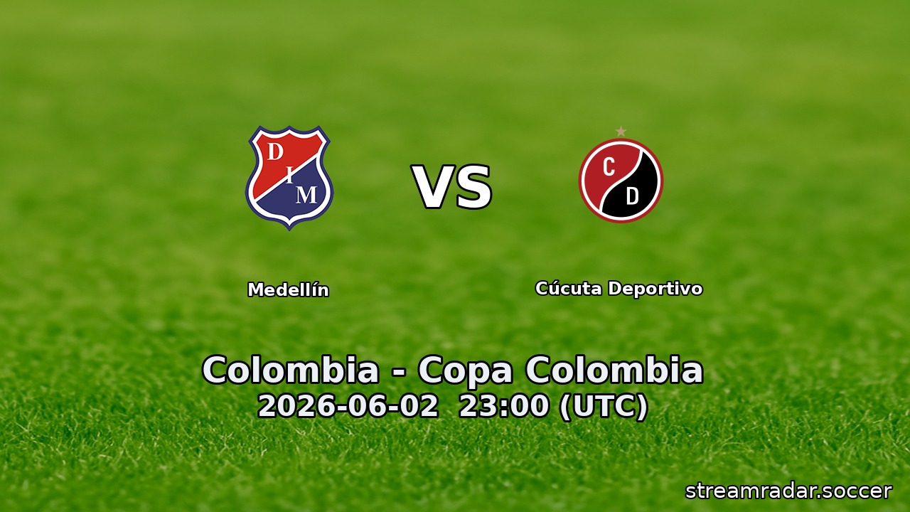 Medellín vs Cúcuta Deportivo