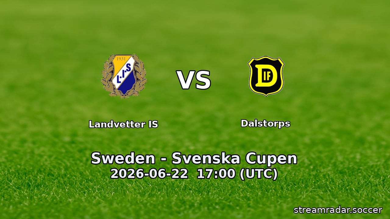 Landvetter IS vs Dalstorps