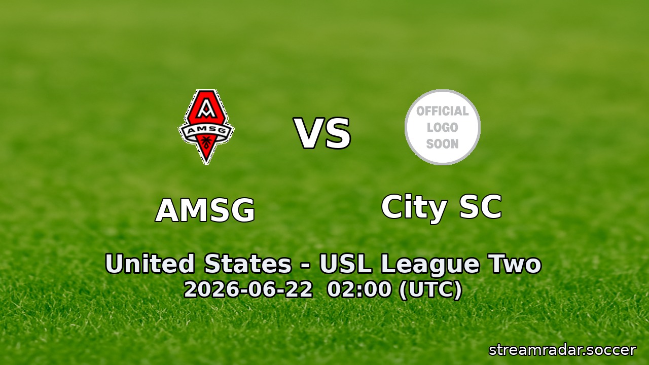 AMSG vs City SC