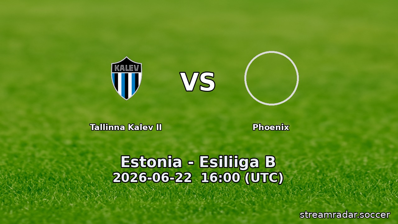 Tallinna Kalev II vs Phoenix