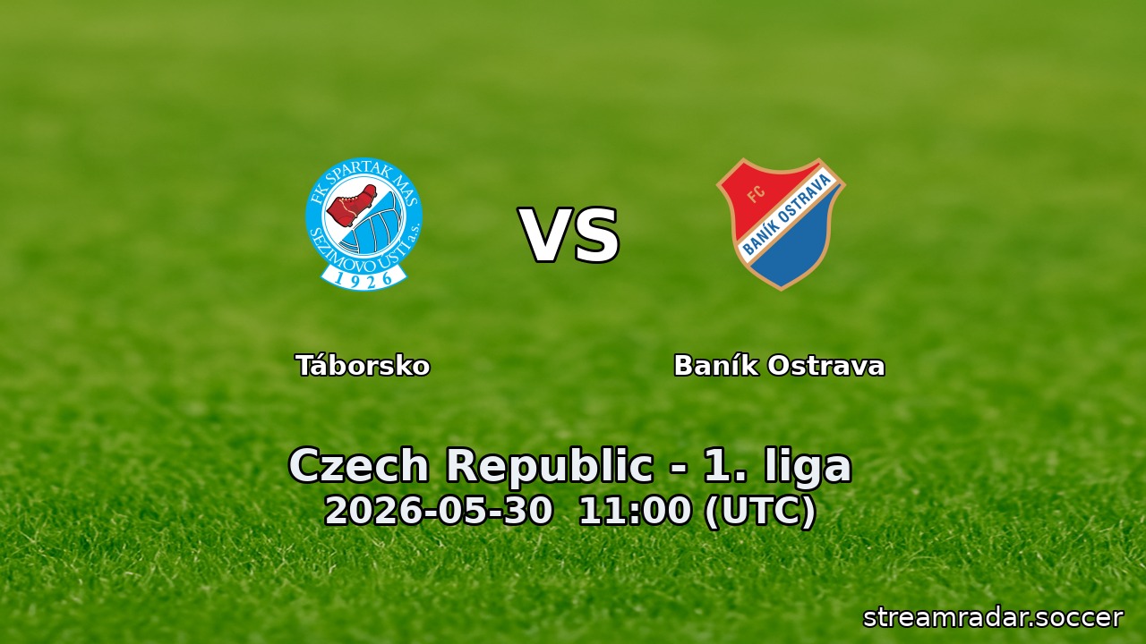 Táborsko vs Baník Ostrava