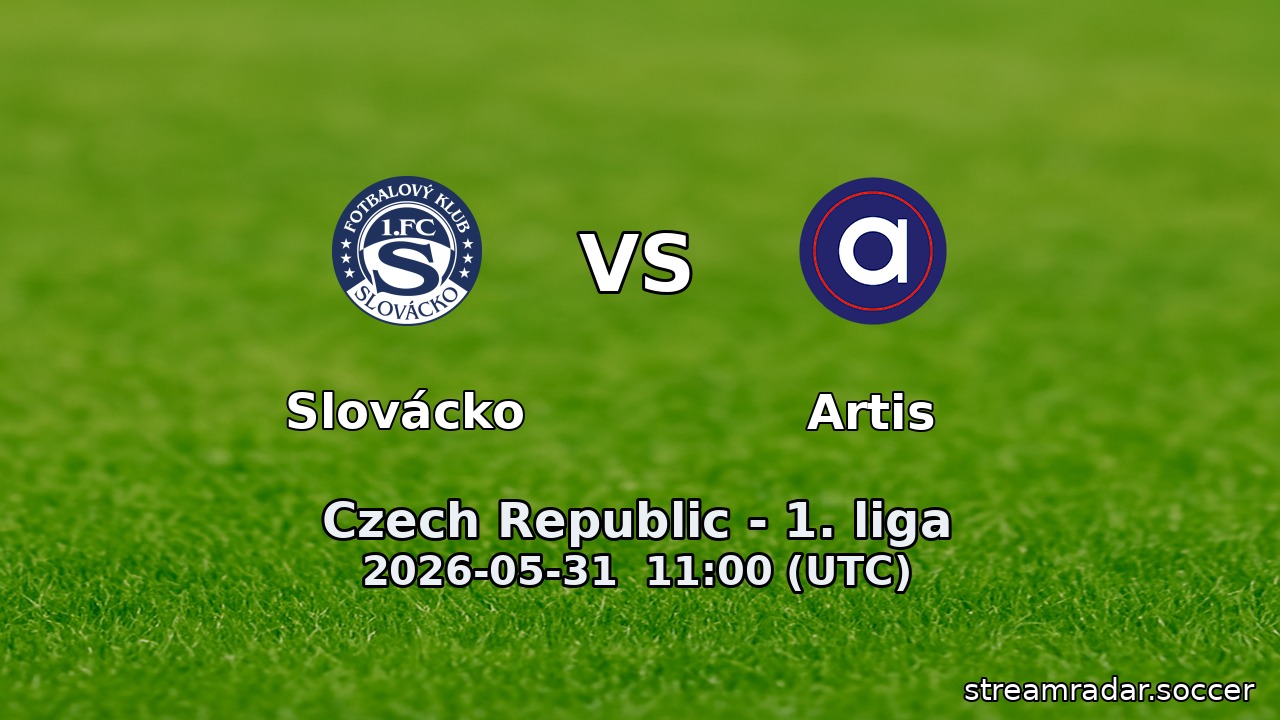Slovácko vs Artis