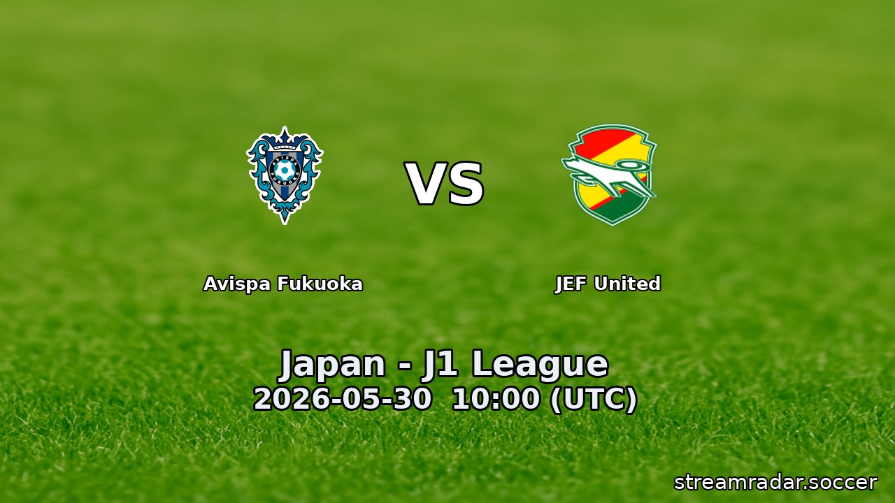 Avispa Fukuoka vs JEF United