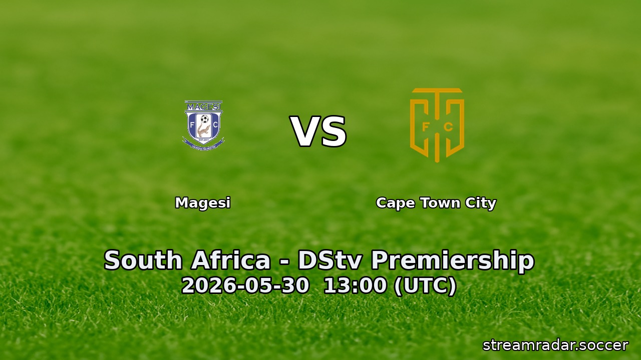 Magesi vs Cape Town City