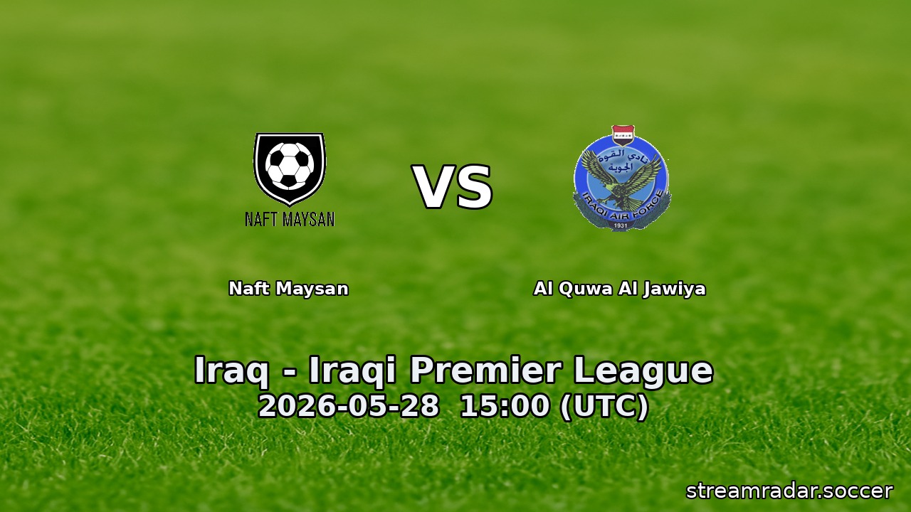 Naft Maysan vs Al Quwa Al Jawiya
