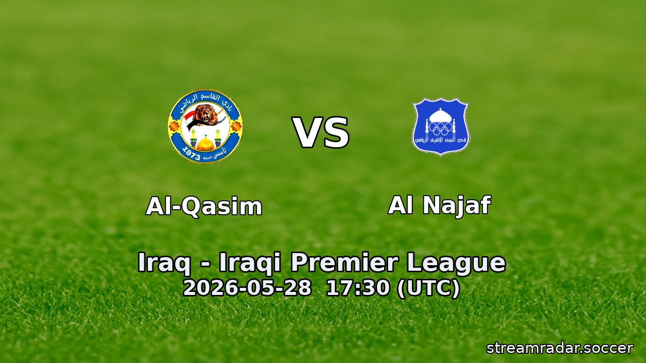 Al-Qasim vs Al Najaf